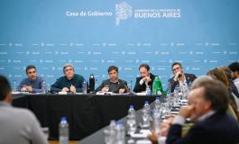 Tras el escándalo por los impuestos, Kicillof recibió a representantes del campo en La Plata