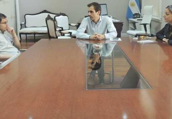 Vivani visitó Junín y se reunió con Petrecca y Ricchini