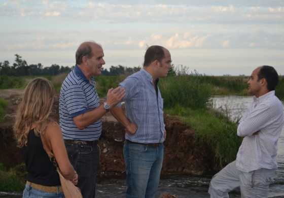  Avelino Zurro visitó a vecinos de Villa Sauze