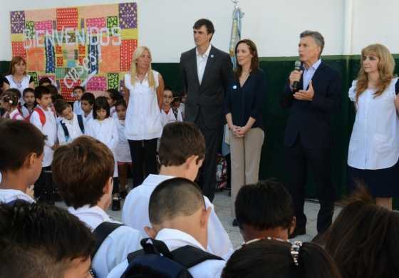 Macri inauguró el ciclo lectivo y presentó un proyecto para que la enseñanza inicial comience a los 3 años