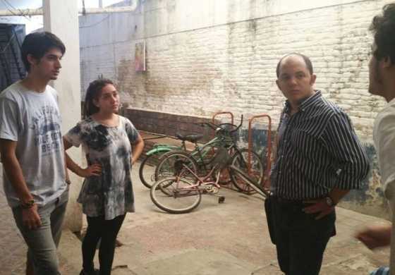 Avelino Zurro visitó las residencias del Centro Universitario Pehuajense