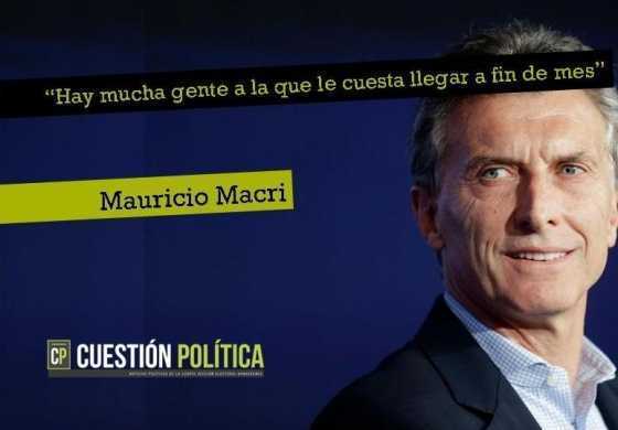 "Hay mucha gente a la que le cuesta llegar a fin de mes"