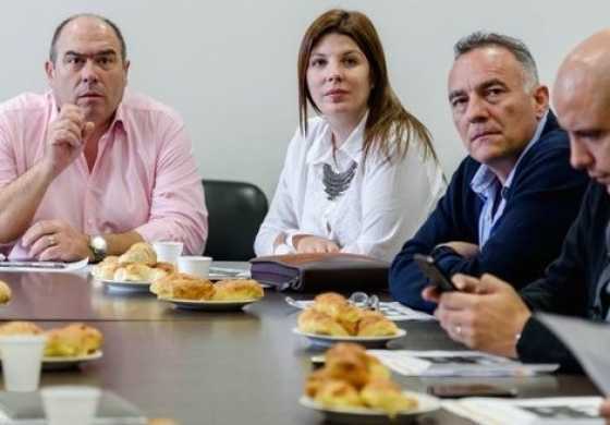 Sánchez destacó la voluntad de Sarquís para acompañar la lucha de los productores lecheros