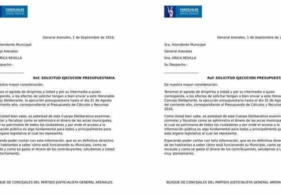  Los concejales del Justicialismo quieren que Revilla informe como administra el dinero