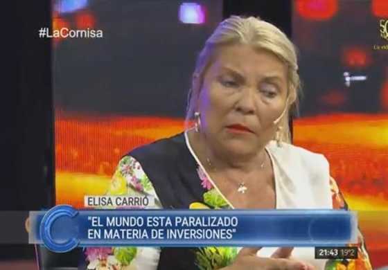 Carrio en La Cornisa: "Si gobernara Scioli estaríamos en una situación como la de Venezuela"