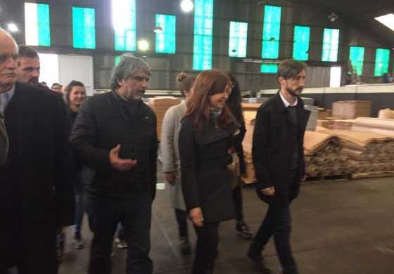 CFK recorrió una cooperativa en distrito randazzista