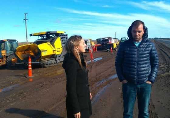 Ricchini recorrió y supervisó obras en Bragado y Rivadavia