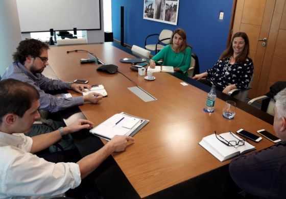 Zuccari mantuvo reuniones con autoridades de ABSA y con el ministro de Infraestructura Roberto Gigante