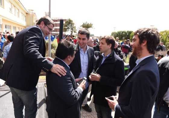 Vivani se sumó a la recorrida de Mosca y Ritondo por municipios costeros