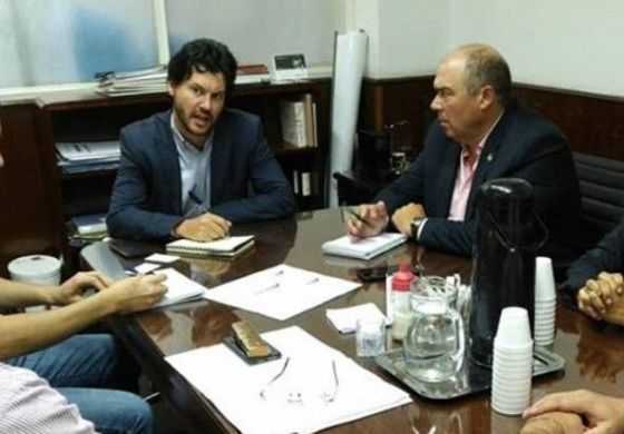 Con fuertes chances de presidir la comisión de Asuntos Agrarios, Sánchez mantuvo una reunión con Geloso y funcionarios de Producción 