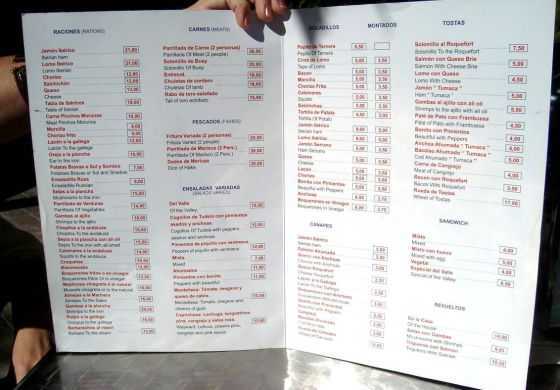 Daletto pide modificar los menú de casas de comidas y restaurantes para informar calorías