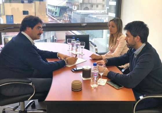 Ricchini y Fiorini se reunieron con Sarquís por la Estación Hidrobiológica 