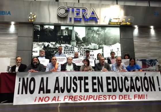 Gremios docentes lanzaron un paro nacional para este miércoles