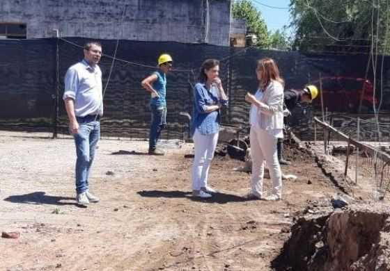 Vivani recorrió las obras en el Hospital Julio de Vedia