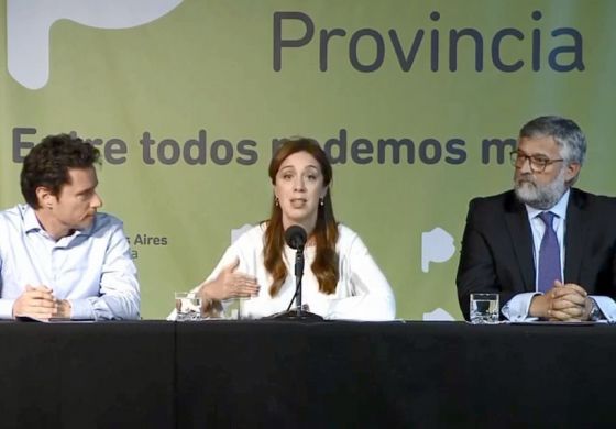 En conferencia de prensa, Vidal anunció el acuerdo con los docentes