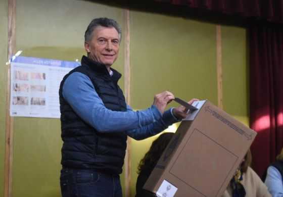 Votaron Mauricio Macri y Alberto Fernández