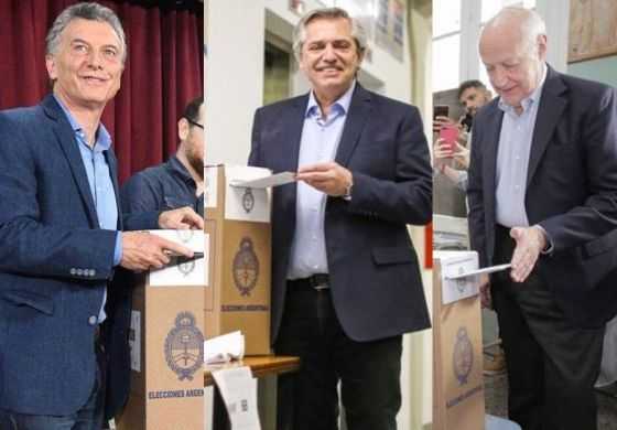 Votaron los principales candidatos a Presidente 