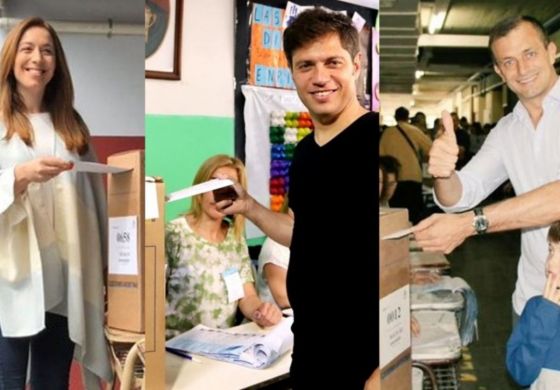 Vidal, Kicillof y Bucca emitieron su voto 