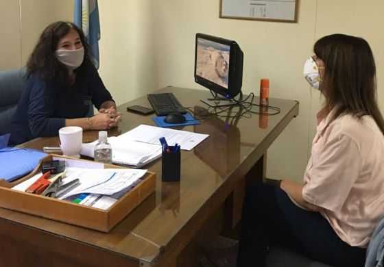 Salbitano y un encuentro con la encargada de Salud de la región