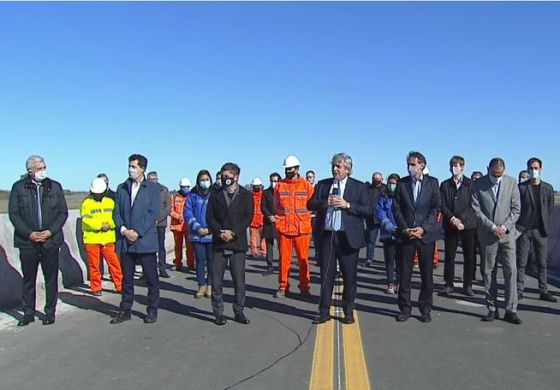 Alberto en la Cuarta: "La obra pública es conectar a la Argentina y acercar a los pueblos"