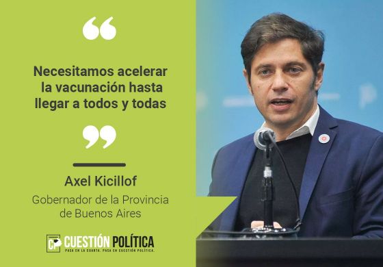 "Necesitamos acelerar la vacunación hasta llegar a todos y todas"