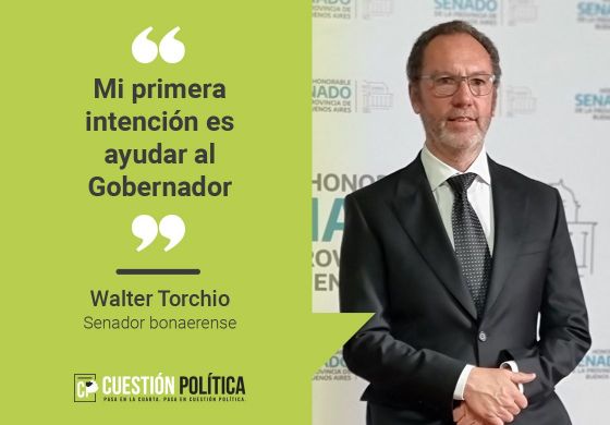 "Mi primera intención es ayudar al Gobernador"