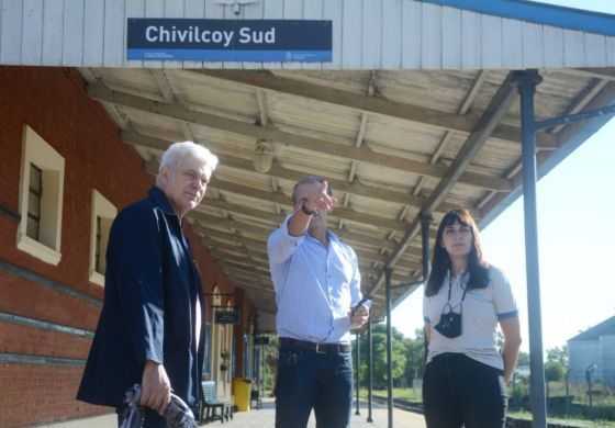  Bruno recorrió la estación de trenes y adelantó las obras para su renovación