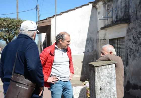  &ldquo;Tavo&rdquo; Bruno visitó el barrio Nueva Aurora para escuchar las problemáticas de los vecinos