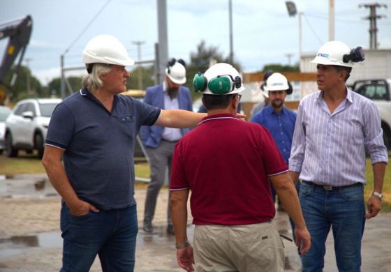 Juanci Martínez recorrió la obra del Gasoducto de América junto a directivos de ENARGAS y Camuzzi