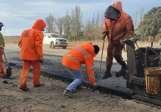 Vialidad Nacional trabaja en la reparación de la Ruta 33 tramo Villegas ...