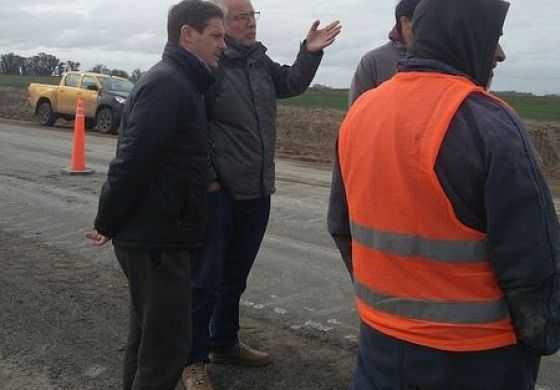  Baccello se puso el traje de intendente y resaltó el avance de las obras viales 