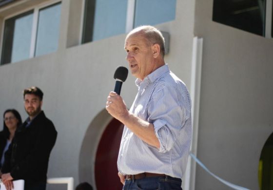 Kicillof celebró la inauguración de un jardín en Pehuajó con el que llegó a 186 escuelas en su gestión