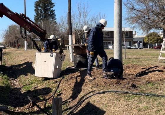  Programa "Terrenos Municipales": Concretan las obras de conexión eléctrica