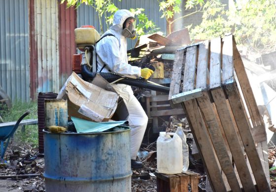  A fondo contra el dengue: El Municipio releva los espacios de alerta