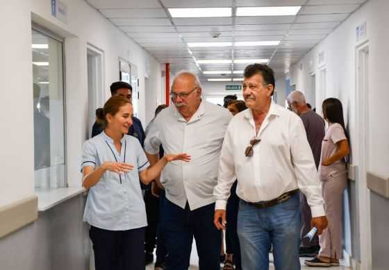  Barenghi inició el año inaugurando el nuevo centro de salud que levantó con Kicillof