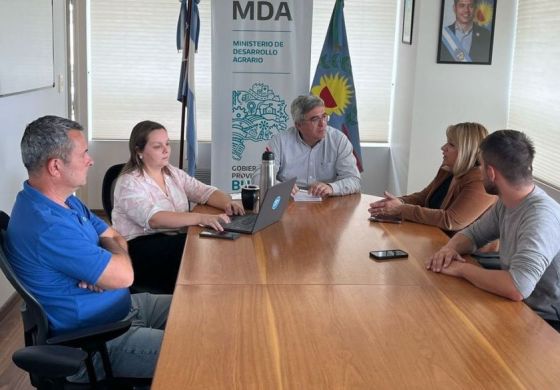  Revilla activó la agenda productiva y de conectividad en el Ministerio Agrario bonaerense