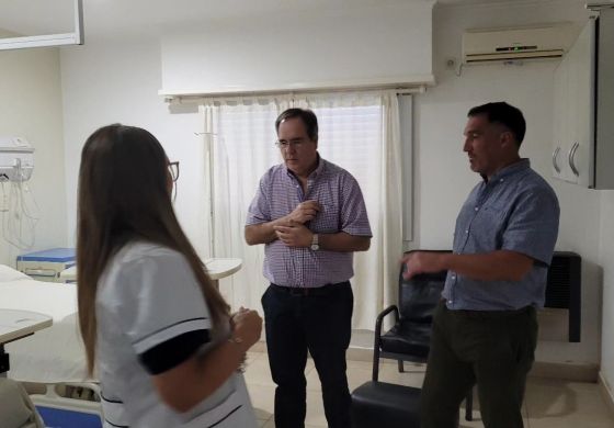  El intendente supervisó el Hospital y analizó nuevos proyectos 