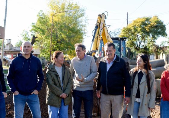 Avanza una de las obras hidráulicas más emblemáticas de la Provincia y alcanza a municipios de la Cuarta