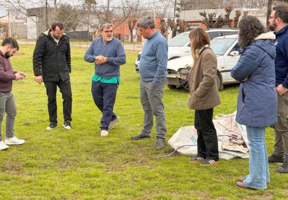  Pugnaloni recibió a funcionarios de Provincia y del INTI: qué los llevó al distrito
